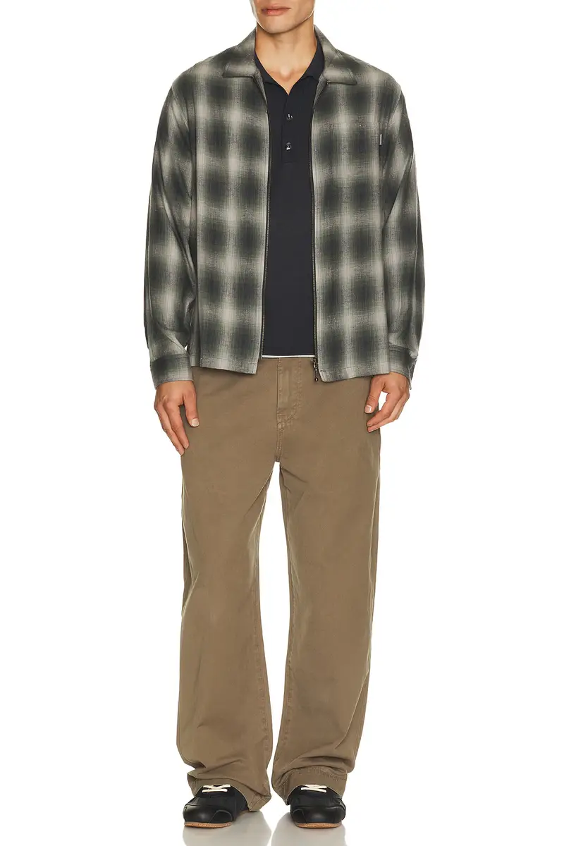 thisisneverthat Nep Check Zip Shirt | Thumbnail 3 thisisneverthat Nep Check Zip Shirt | Thumbnail 3