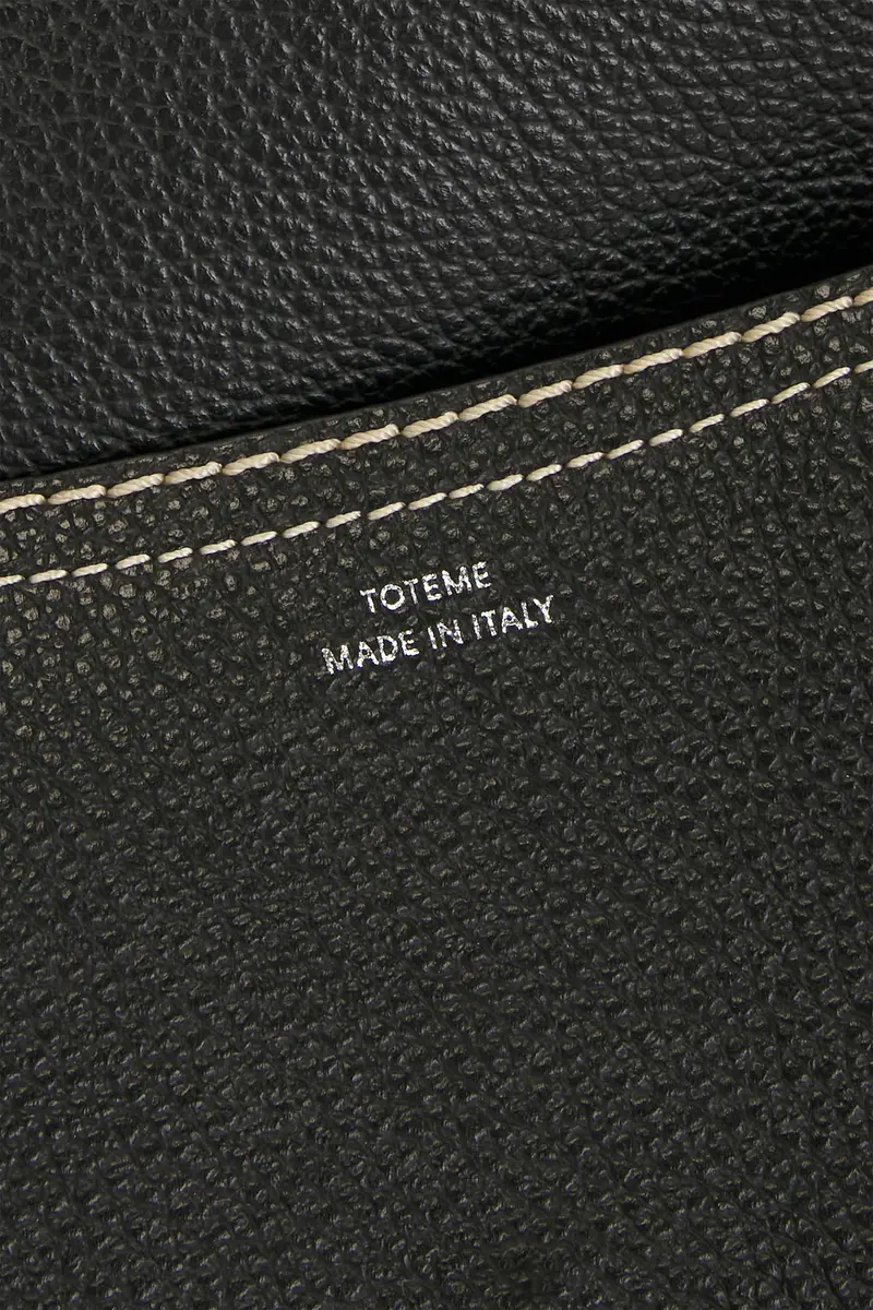 TOTEME T-Lock Grained Leather Clutch | Thumbnail 5