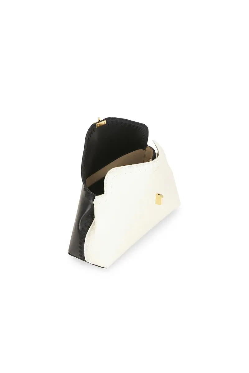 TOTEME T-Lock Embroidered Leather Clutch | Thumbnail 4