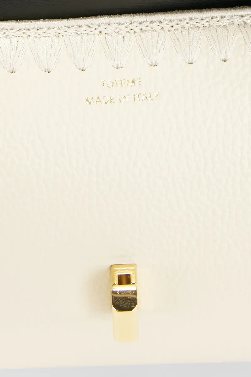 TOTEME T-Lock Embroidered Leather Clutch | Thumbnail 5