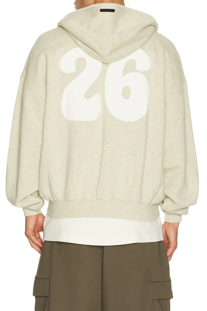 Fear of God Essentials 90's Zip-Up Hoodie | Thumbnail 2