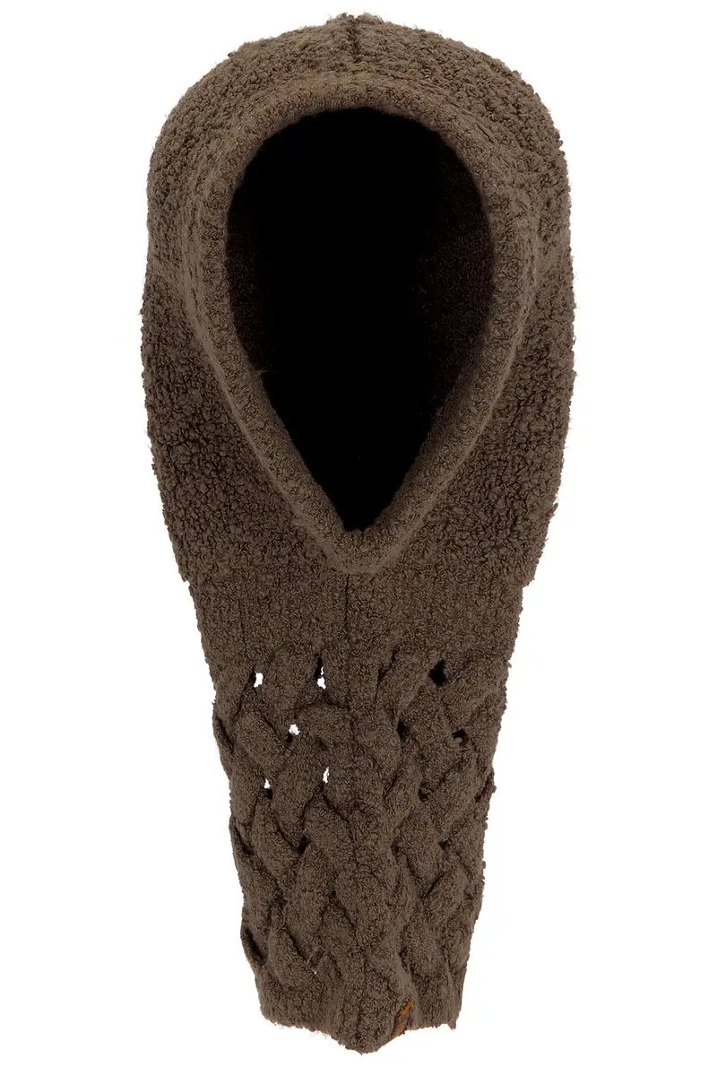 Isa Boulder Cableweave Balaclava | Image 1 Isa Boulder Cableweave Balaclava | Image 1