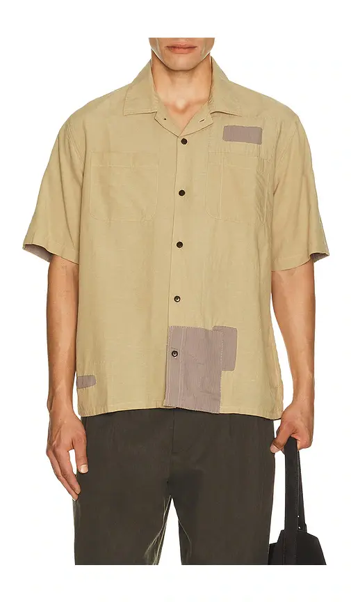 Corridor Patchwork Short Sleeve Shirt | Thumbnail 5 Corridor Patchwork Short Sleeve Shirt | Thumbnail 5