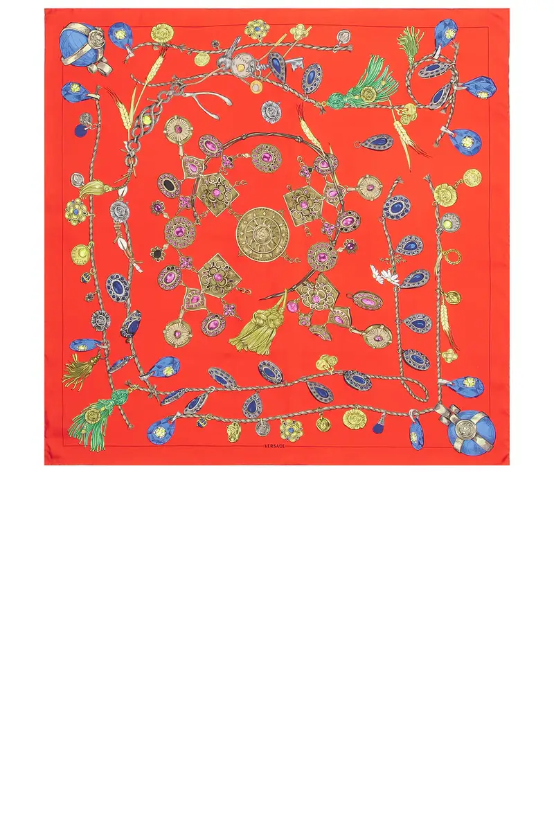 Versace Foulard Silk Twill Scarf | Thumbnail 2