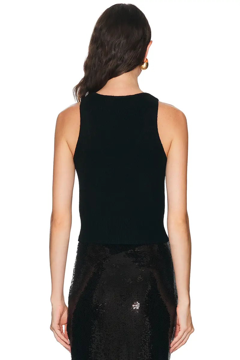 Brandon Maxwell Reese V-Neck Tank Top | Thumbnail 3