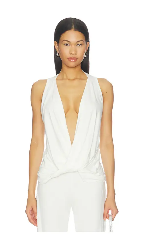 1XBLUE White Twist Top | Image 1 1XBLUE White Twist Top | Image 1