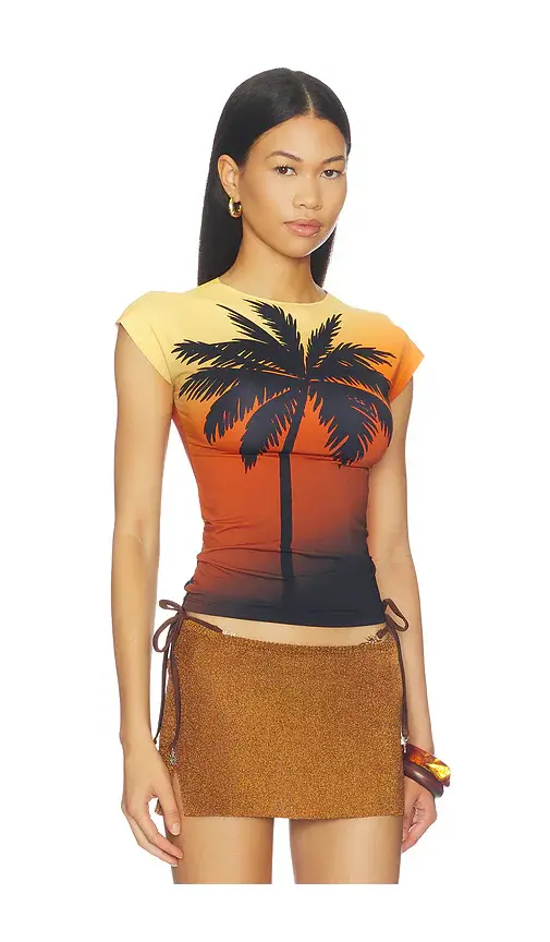 1XBLUE Palm Tree T-shirt | Thumbnail 2 1XBLUE Palm Tree T-shirt | Thumbnail 2