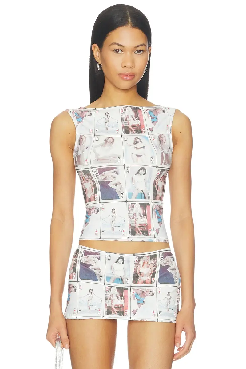 1XBLUE Playing Card Tank
