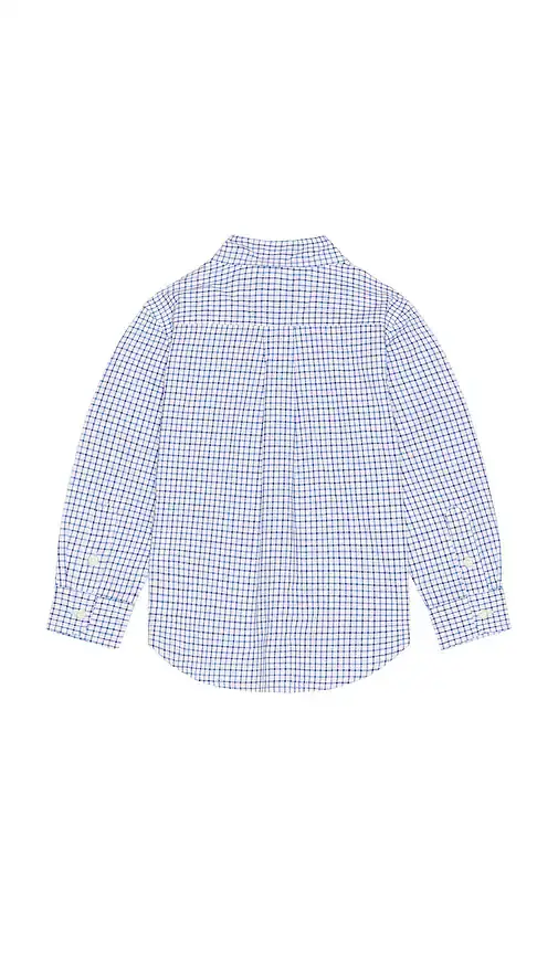 Polo Ralph Lauren Kids Long Sleeve Stretch Poplin Plaid Sportshirt | Thumbnail 2 Polo Ralph Lauren Kids Long Sleeve Stretch Poplin Plaid Sportshirt | Thumbnail 2