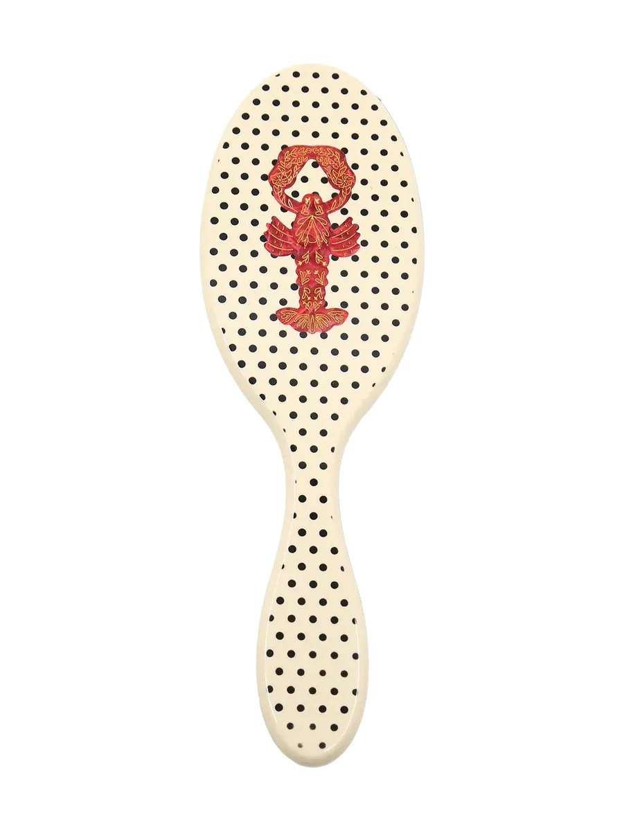 Solar Eclipse Hand-painted Lobster Amazing Hair Day Brush