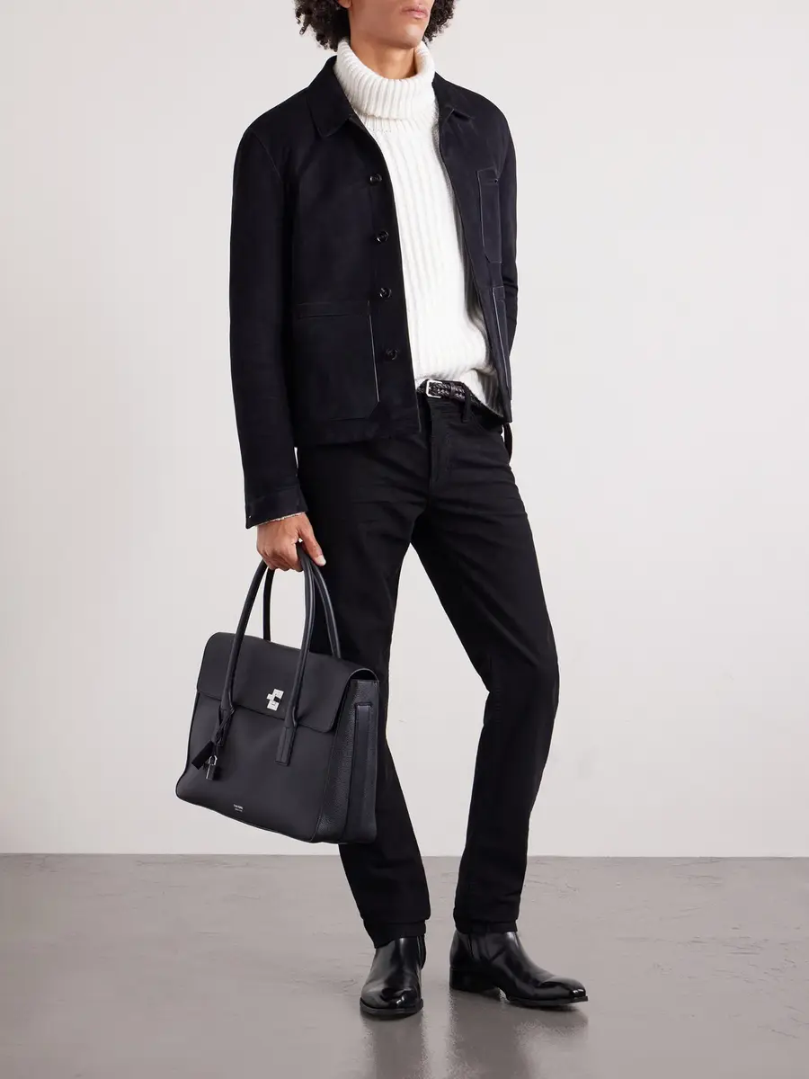 Tom Ford Elkan Burnished-Leather Chelsea Boots - Men | Thumbnail 2 Tom Ford Elkan Burnished-Leather Chelsea Boots - Men | Thumbnail 2