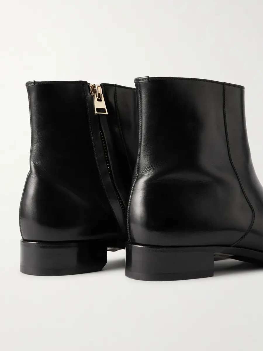 Tom Ford Elkan Burnished-Leather Chelsea Boots - Men | Thumbnail 5 Tom Ford Elkan Burnished-Leather Chelsea Boots - Men | Thumbnail 5