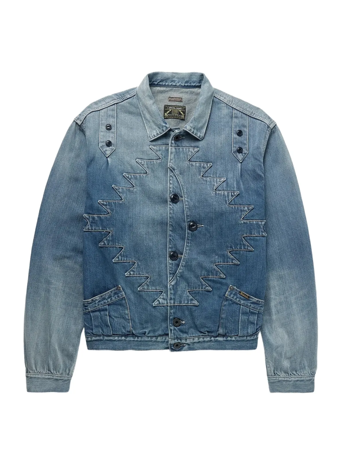 KAPITAL Thunderbird Panelled Denim Blouson Jacket - Men