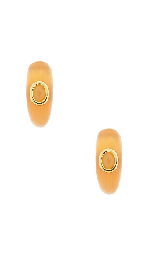 EDDIE BORGO Callie Hoop Earrings | Thumbnail 2 EDDIE BORGO Callie Hoop Earrings | Thumbnail 2
