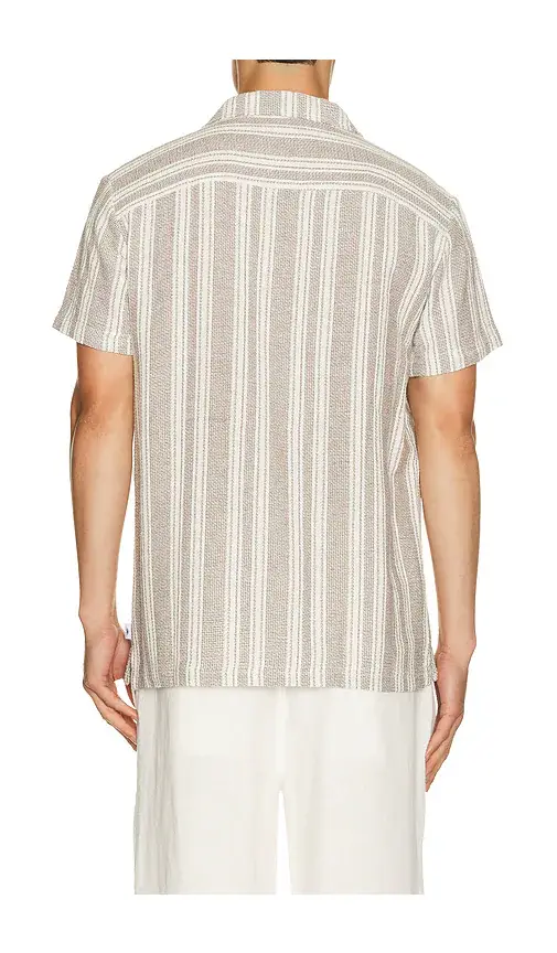 Vintage Summer Basket Weave Camp Shirt | Thumbnail 2 Vintage Summer Basket Weave Camp Shirt | Thumbnail 2