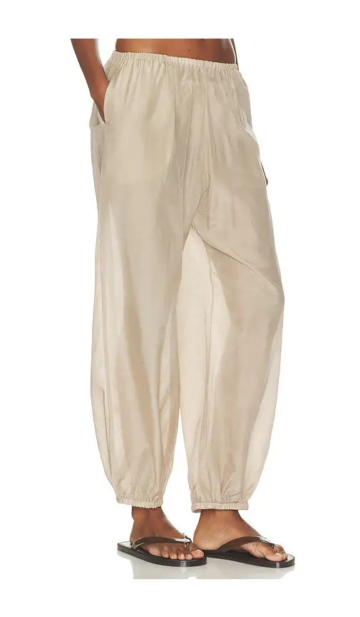 DONNI. The Silk Cotton Sheer Balloon Pant | Thumbnail 2 DONNI. The Silk Cotton Sheer Balloon Pant | Thumbnail 2