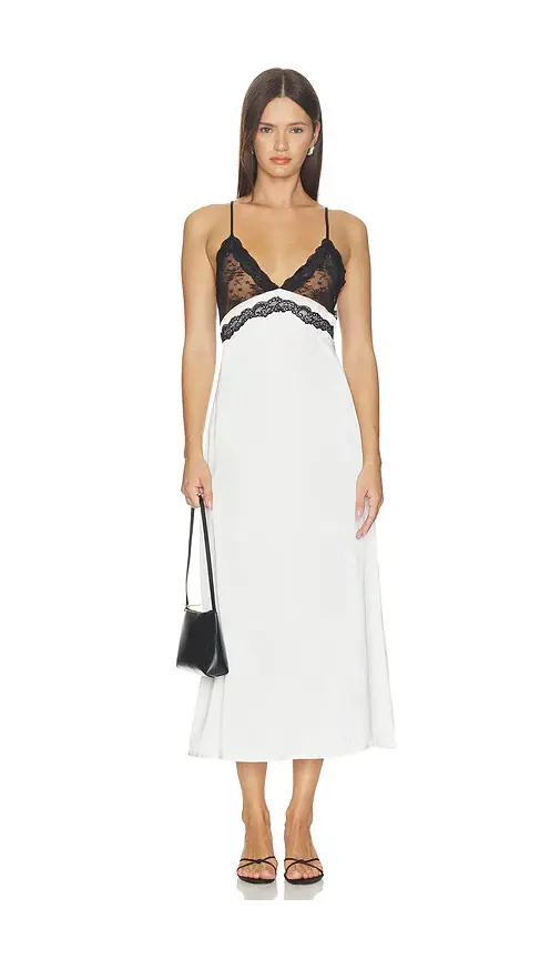 LIONESS Le Paris Lace Midi Dress | Image 1 LIONESS Le Paris Lace Midi Dress | Image 1