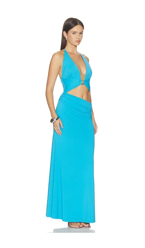 Runaway The Label Lumia Halter Cutout Maxi Dress | Thumbnail 2 Runaway The Label Lumia Halter Cutout Maxi Dress | Thumbnail 2
