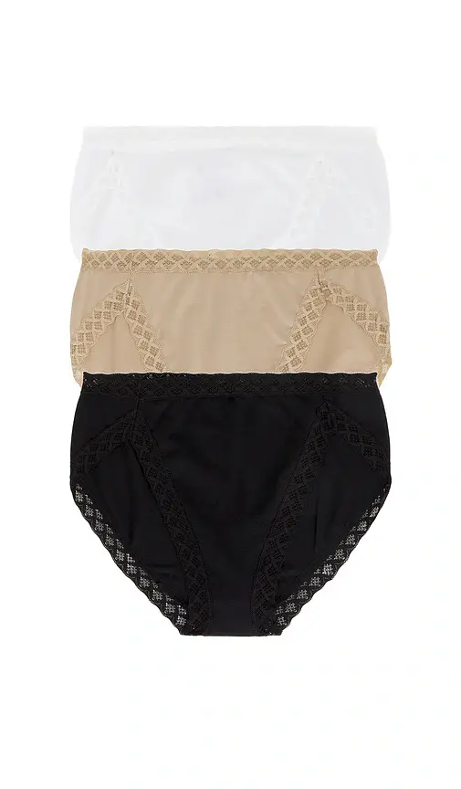 Natori Bliss French Cut 3 Pack Panty | Image 1 Natori Bliss French Cut 3 Pack Panty | Image 1