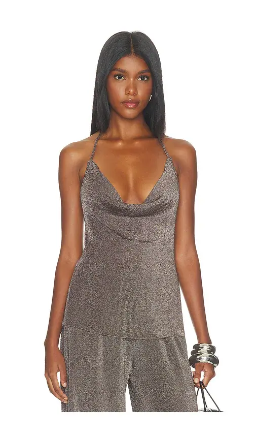 SEROYA Esmerelda Metallic Knit Top | Image 1 SEROYA Esmerelda Metallic Knit Top | Image 1