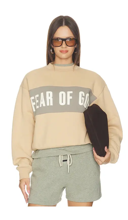 Fear of God ESSENTIALS Classic Sweatshirt | Image 1 Fear of God ESSENTIALS Classic Sweatshirt | Image 1