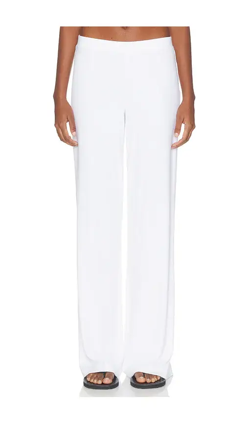 ÉTERNE Butter Rib Easy Lounge Pant | Image 1 ÉTERNE Butter Rib Easy Lounge Pant | Image 1