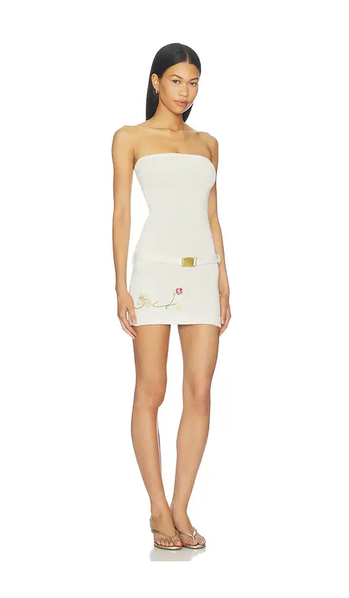 Asta Resort Gisele Mini Embroidered Dress | Thumbnail 2 Asta Resort Gisele Mini Embroidered Dress | Thumbnail 2