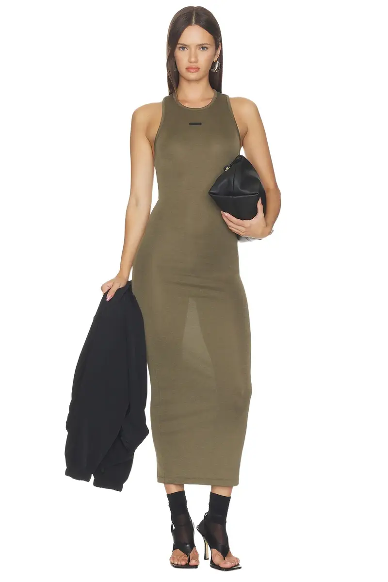 Soft Rib Racerback Dress Soft Rib Racerback Dress