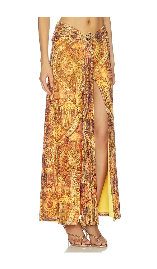 Runaway The Label Skylar Ruched Maxi Skirt | Thumbnail 2 Runaway The Label Skylar Ruched Maxi Skirt | Thumbnail 2
