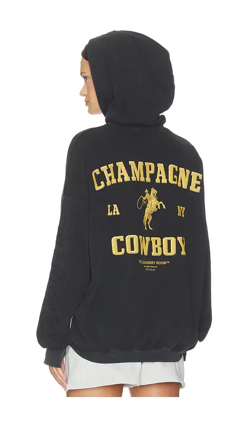 The Laundry Room Champagne Cowboy Hideout Hoodie | Image 1 The Laundry Room Champagne Cowboy Hideout Hoodie | Image 1