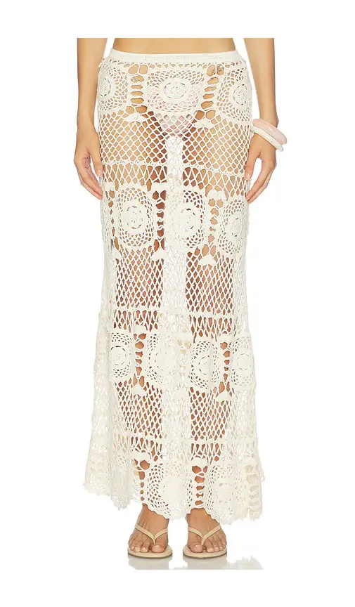Indah Allegra Solid Flower Maxi Skirt | Image 1 Indah Allegra Solid Flower Maxi Skirt | Image 1