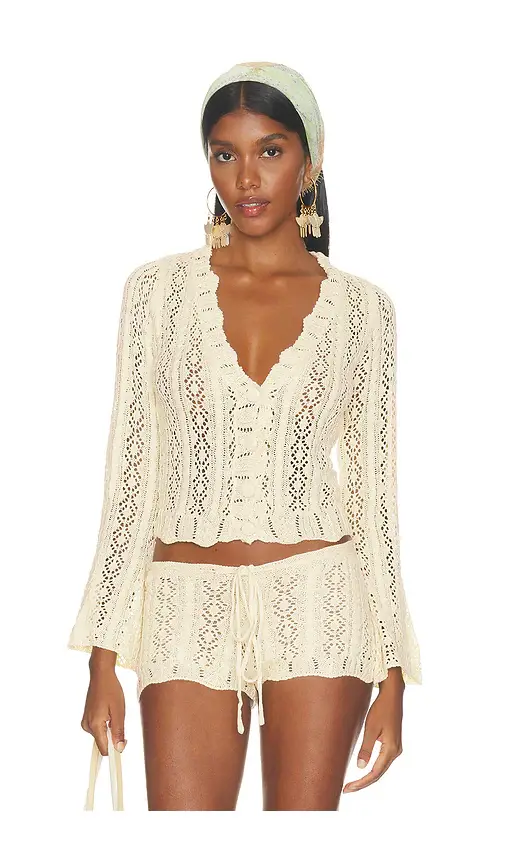 SNDYS Crochet Cardigan | Image 1 SNDYS Crochet Cardigan | Image 1