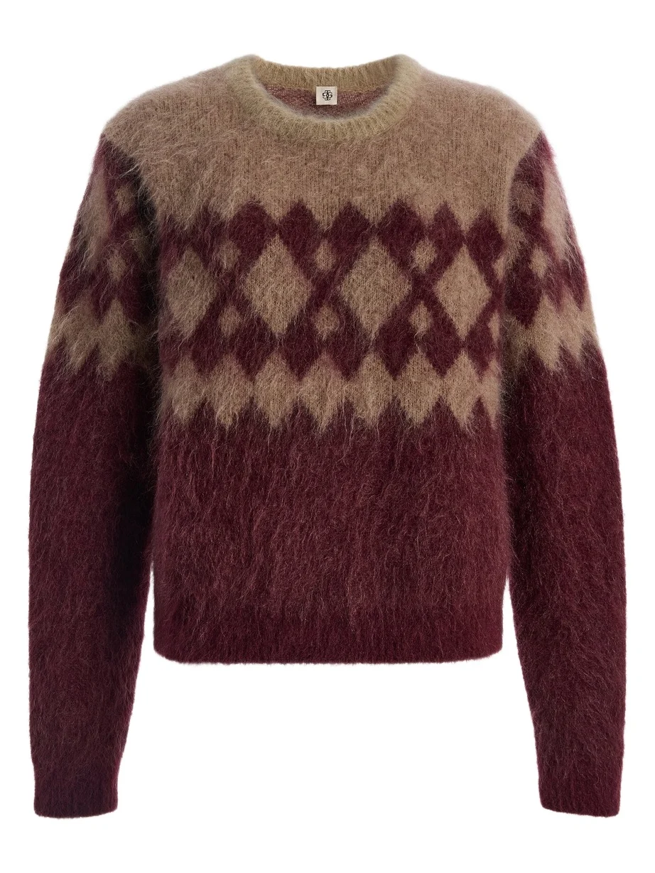 Roma Argyle Knit Sweater Roma Argyle Knit Sweater