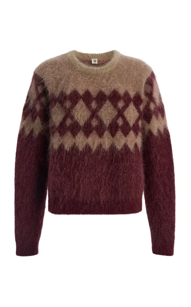 Roma Argyle Knit Sweater Roma Argyle Knit Sweater
