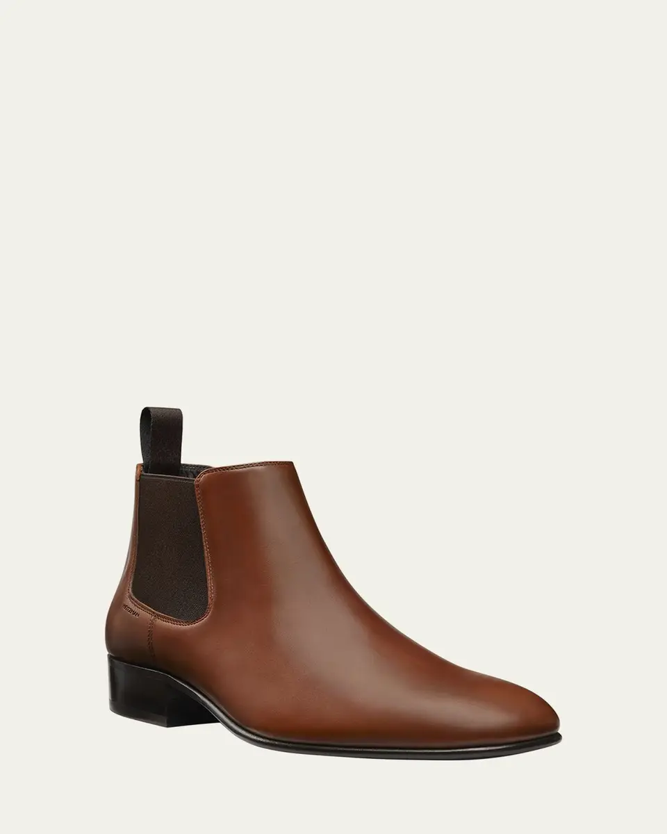 Stuart Weitzman Men's Adwin Leather Chelsea Boots | Thumbnail 2