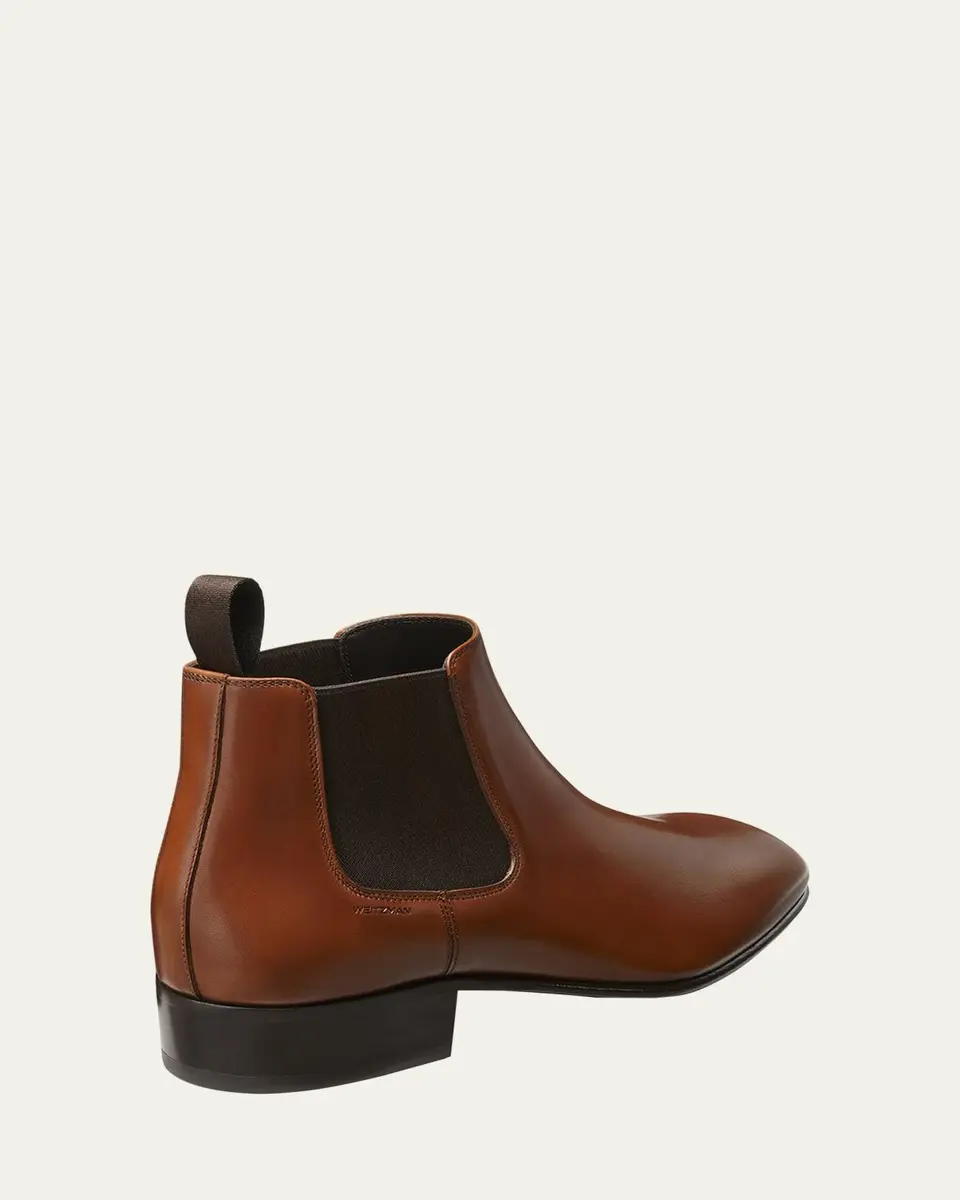 Stuart Weitzman Men's Adwin Leather Chelsea Boots | Thumbnail 3