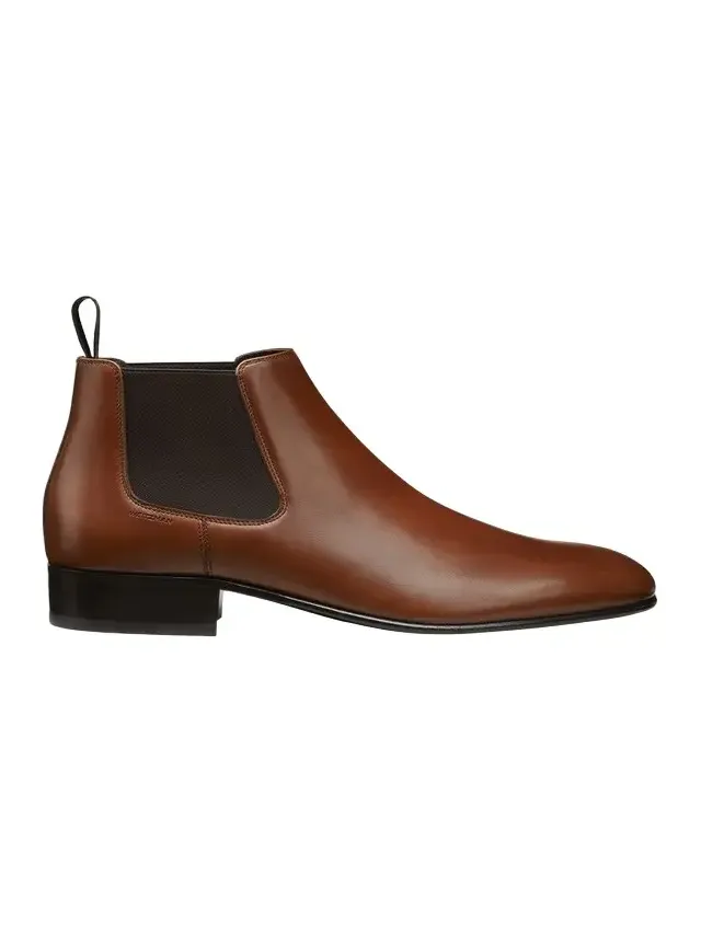 Stuart Weitzman Men's Adwin Leather Chelsea Boots