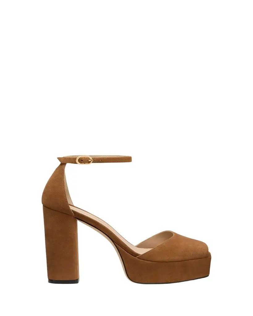 Stuart Weitzman 110mm Sabrina Suede Platform Sandals | Image 1 Stuart Weitzman 110mm Sabrina Suede Platform Sandals | Image 1