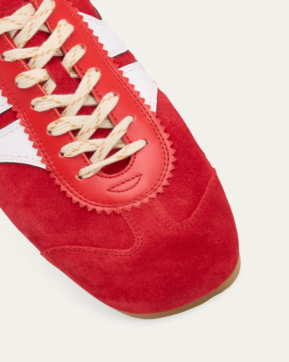Dries Van Noten Men's Destin Mixed Leather Retro Sneakers | Thumbnail 5 Dries Van Noten Men's Destin Mixed Leather Retro Sneakers | Thumbnail 5