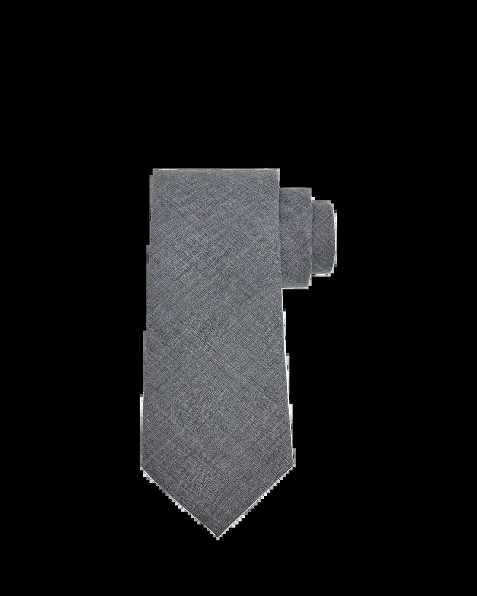 Brunello Cucinelli Men's Lightweight Wool Solid Tie | Thumbnail 2 Brunello Cucinelli Men's Lightweight Wool Solid Tie | Thumbnail 2