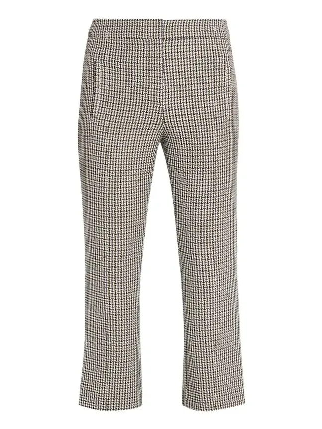 Arte Check Plaid Kick-Flare Pants Arte Check Plaid Kick-Flare Pants