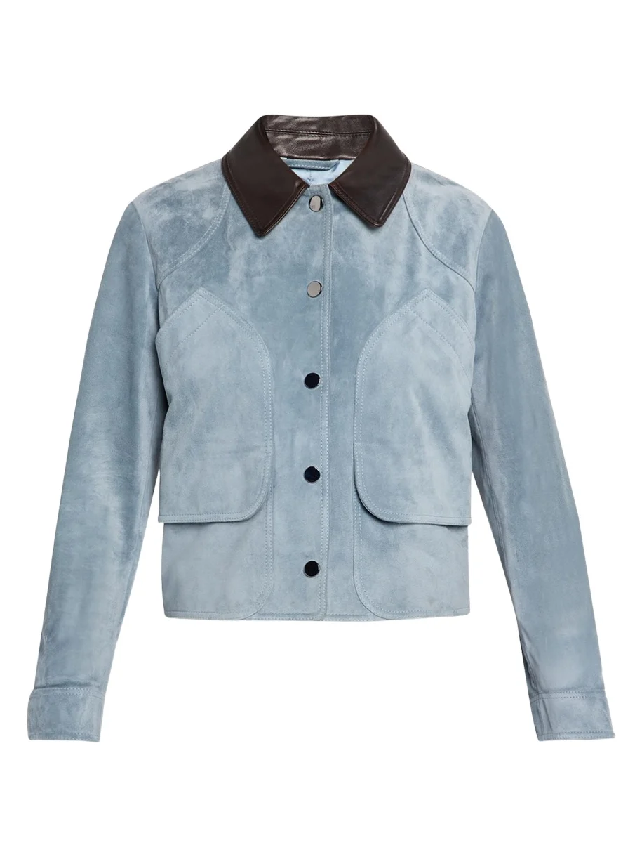 Walters Cropped Suede Jacket