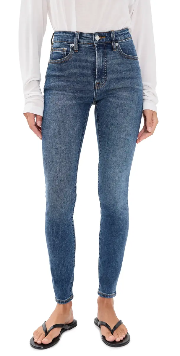 Good American Good Legs Skinny Jeans Blue4 | Image 1 Good American Good Legs Skinny Jeans Blue4 | Image 1
