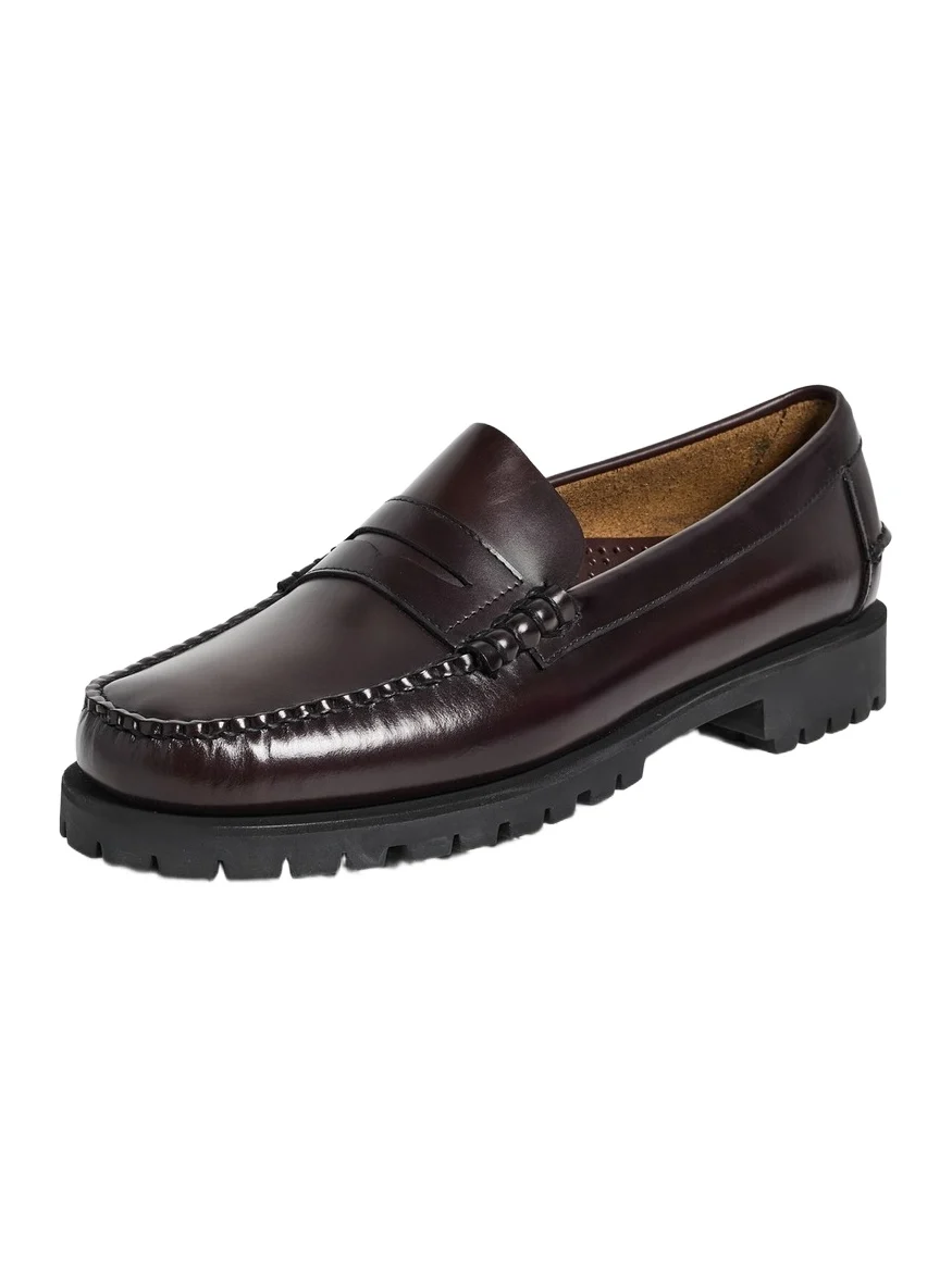 Dan Lug Leather Loafers