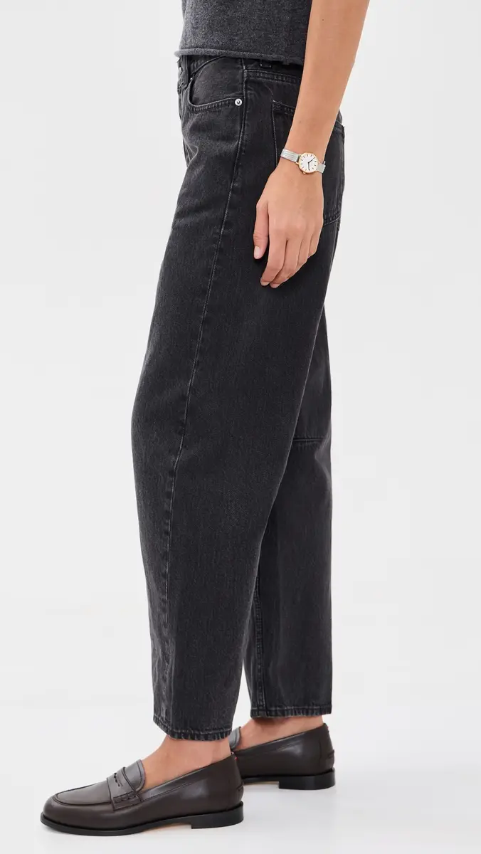 Madewell The Darted Barrel-Leg Jeans | Thumbnail 4