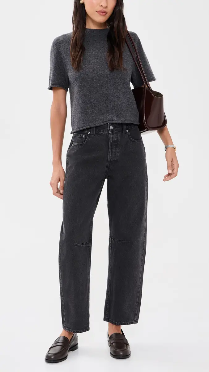 Madewell The Darted Barrel-Leg Jeans | Thumbnail 5