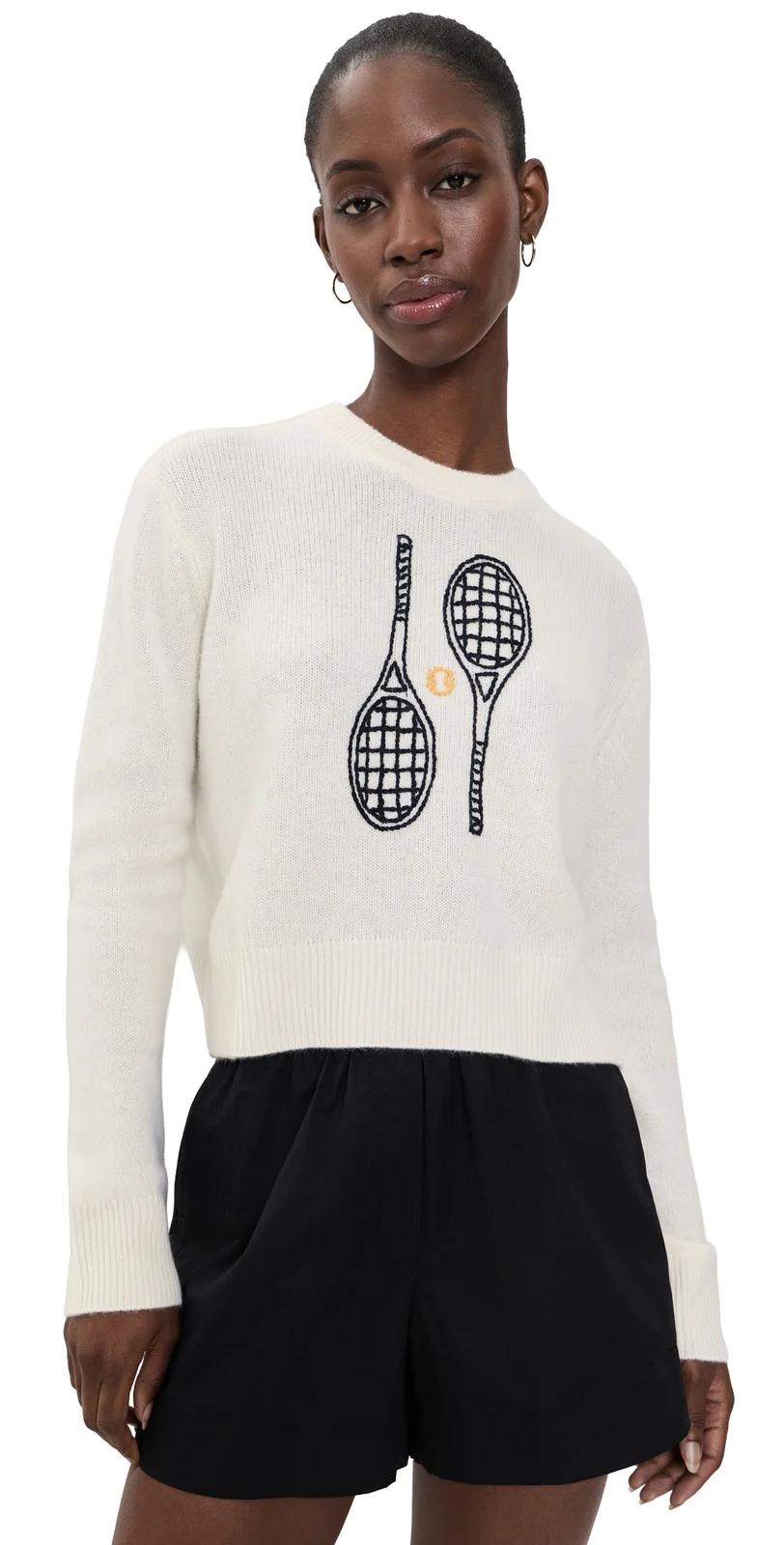 Cashmere Tennis Racquet Sweatshirt