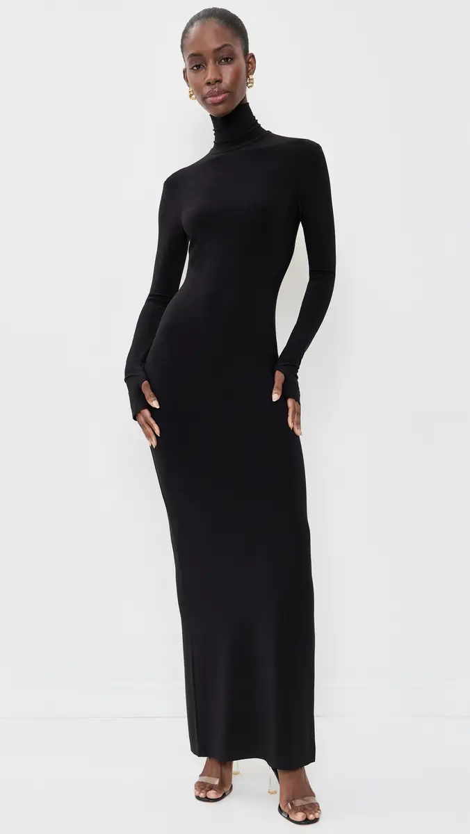 Norma Kamali Turtle Maxi Dress | Thumbnail 2 Norma Kamali Turtle Maxi Dress | Thumbnail 2