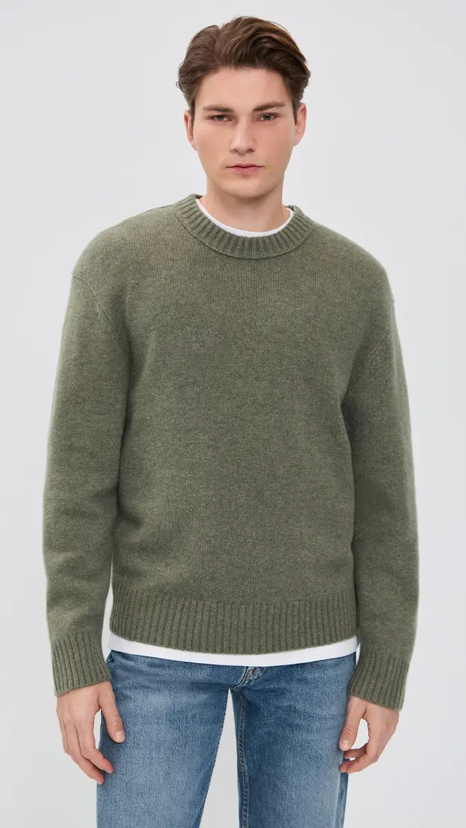 Frame Cashmere Crew Neck Sweater | Thumbnail 2 Frame Cashmere Crew Neck Sweater | Thumbnail 2