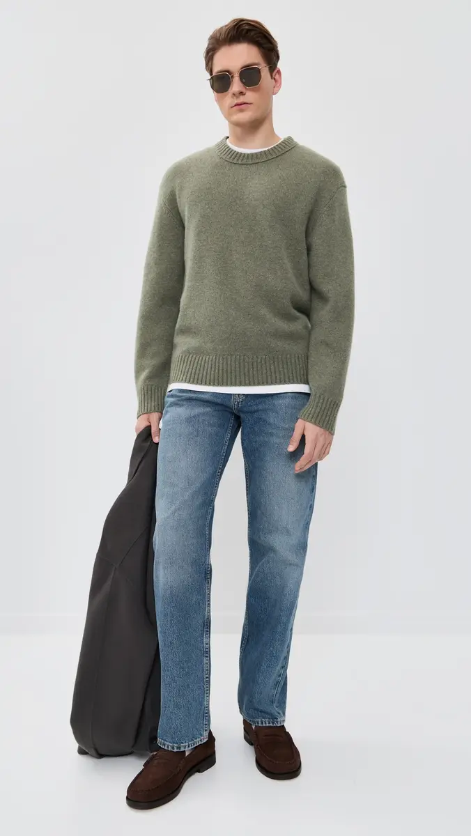 Frame Cashmere Crew Neck Sweater | Thumbnail 5 Frame Cashmere Crew Neck Sweater | Thumbnail 5